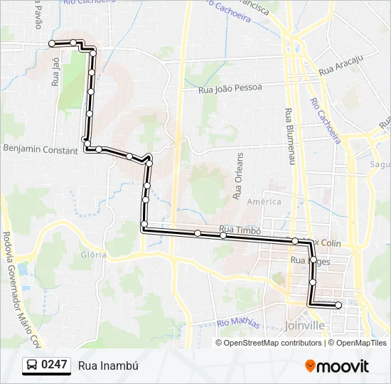0247 Bus Line Map