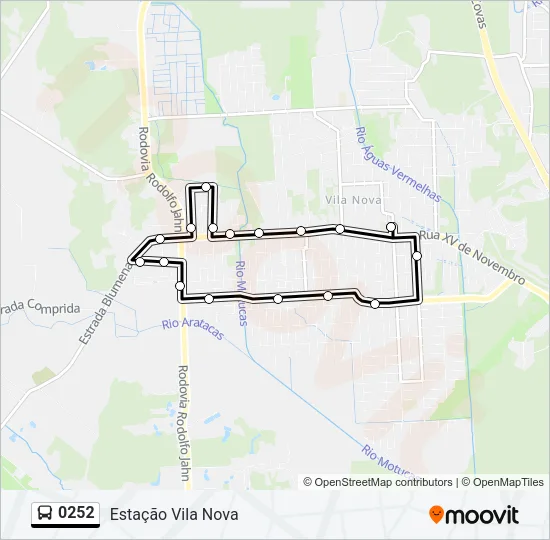 0252 Bus Line Map