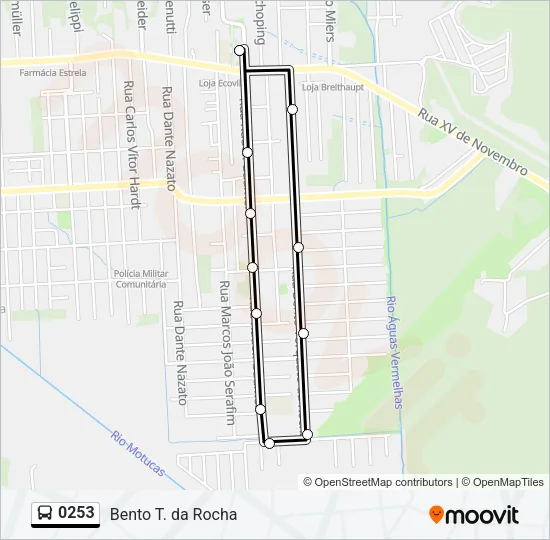 0253 Bus Line Map