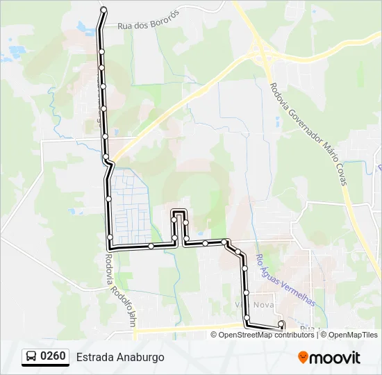 0260 Bus Line Map