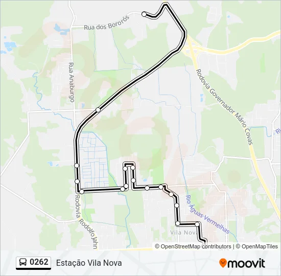 0262 Bus Line Map