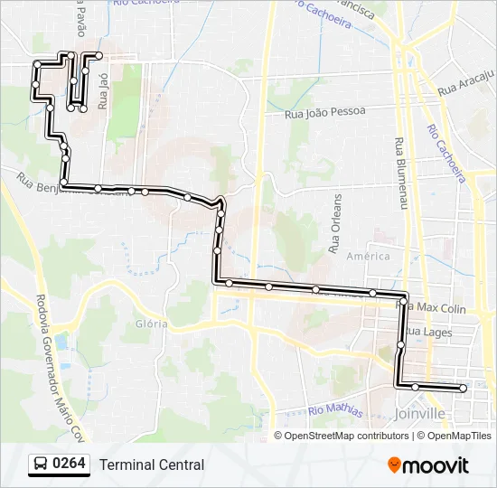 0264 Bus Line Map