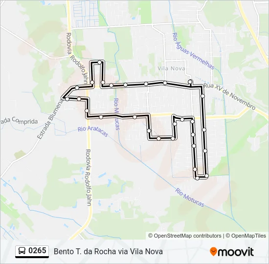 0265 Bus Line Map