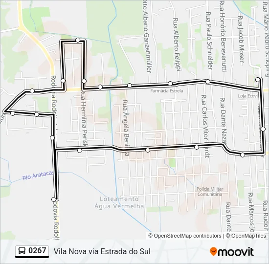 0267 Bus Line Map