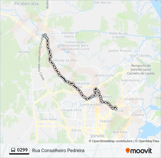 0299 Bus Line Map