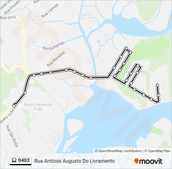 0403 Bus Line Map