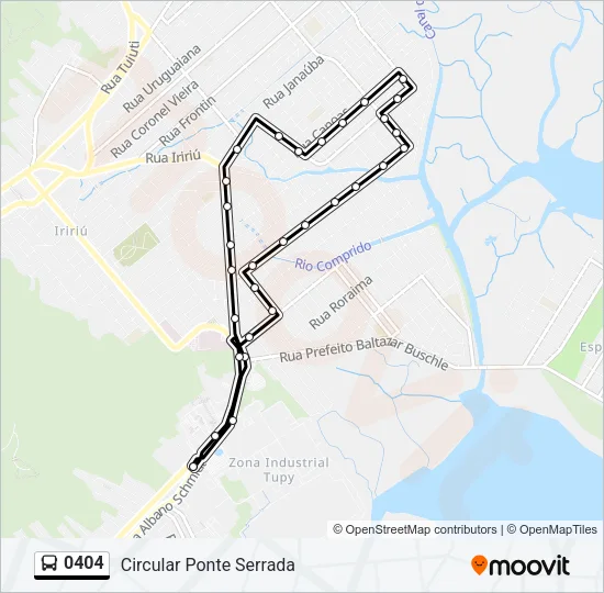 0404 Bus Line Map