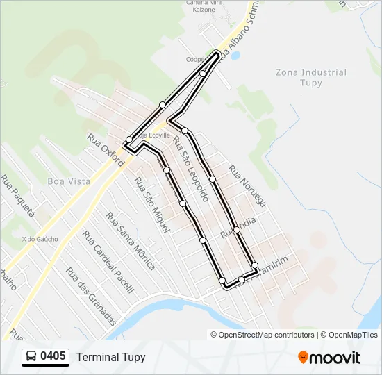 0405 Bus Line Map