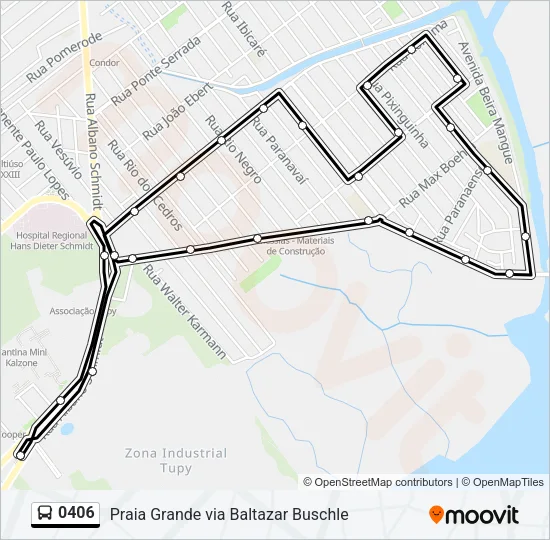 0406 Bus Line Map
