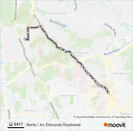 0417 Bus Line Map