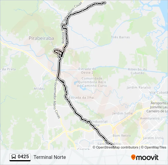 0425 Bus Line Map