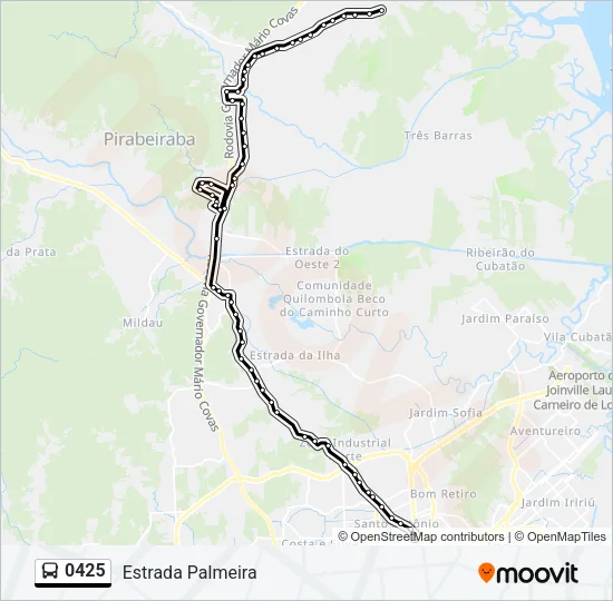 0425 Bus Line Map