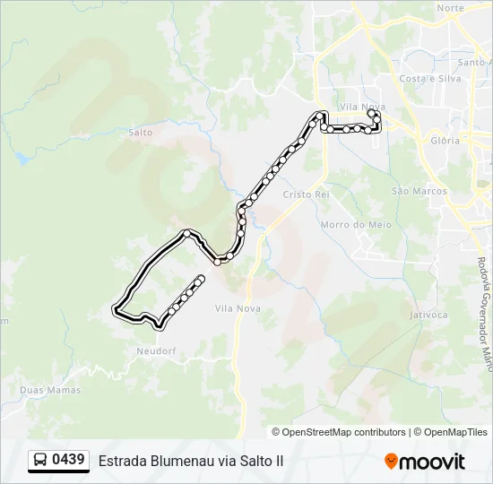 0439 Bus Line Map