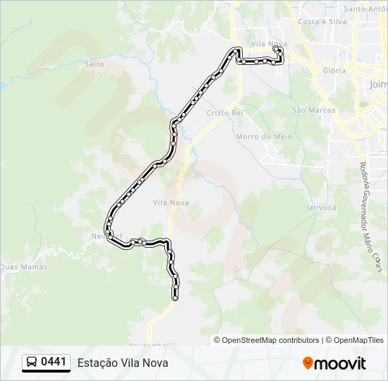 0441 Bus Line Map