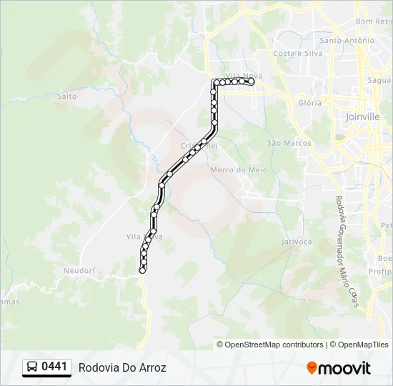 0441 Bus Line Map