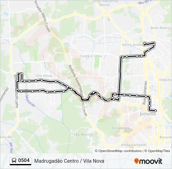 0504 Bus Line Map