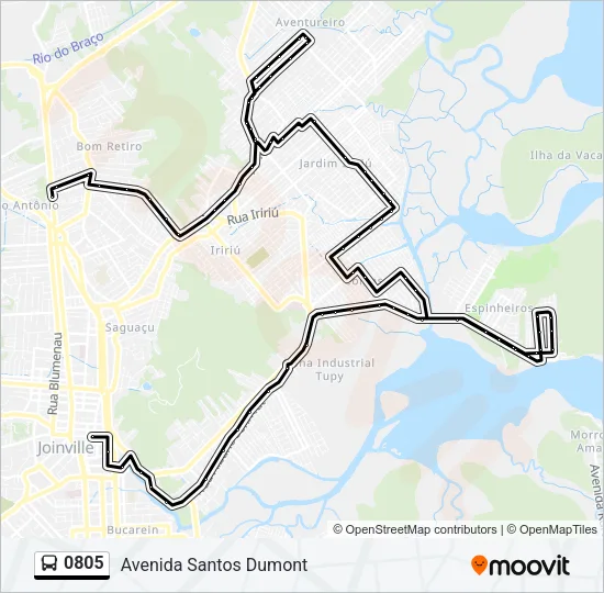 0805 Bus Line Map