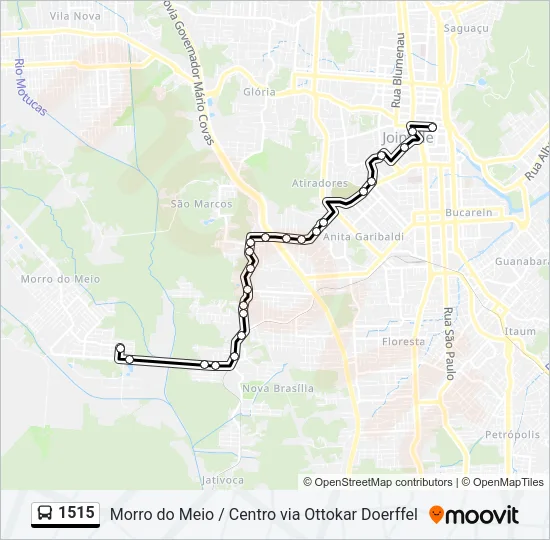 1515 Bus Line Map
