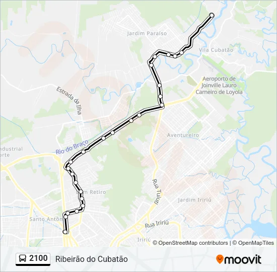 2100 Bus Line Map