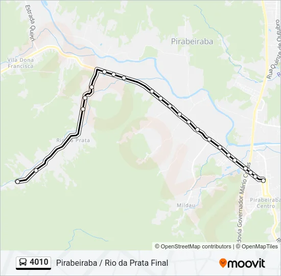 4010 Bus Line Map