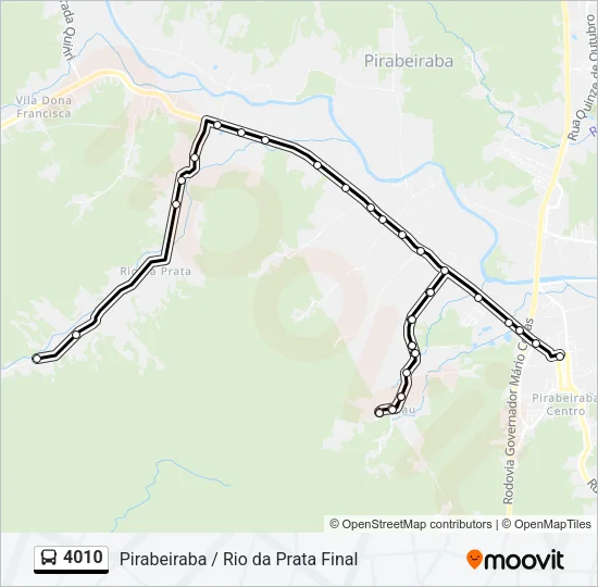 4010 Bus Line Map