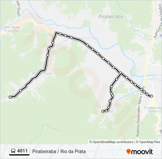 4011 Bus Line Map