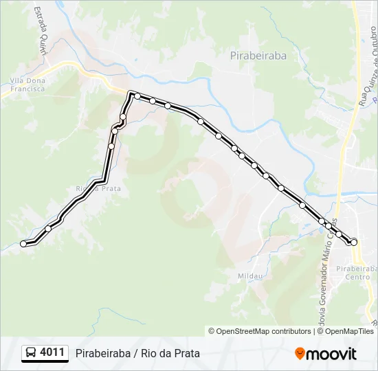 4011 Bus Line Map