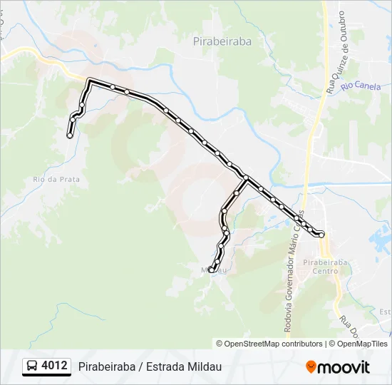 4012 Bus Line Map