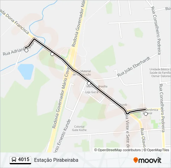4015 Bus Line Map