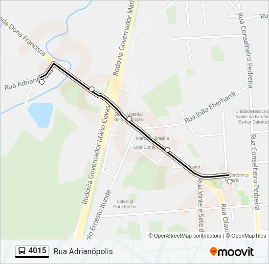 4015 Bus Line Map