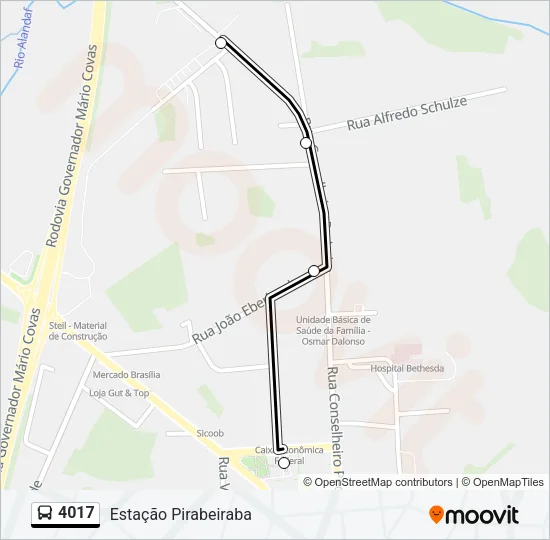 4017 Bus Line Map