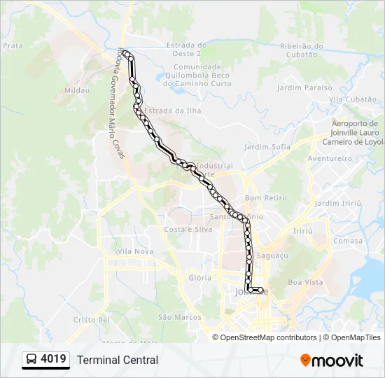 4019 Bus Line Map
