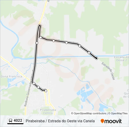 4022 Bus Line Map