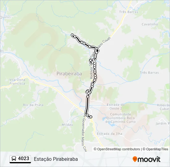 4023 Bus Line Map