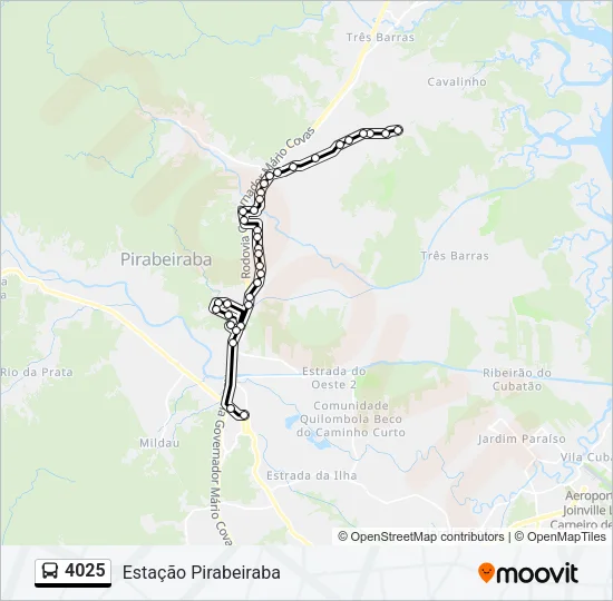 4025 Bus Line Map