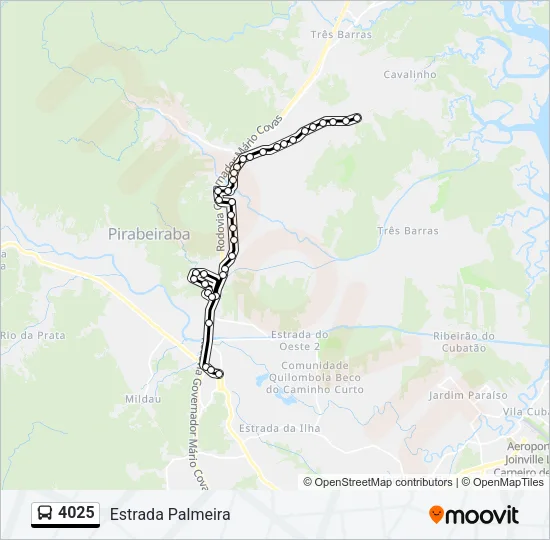 4025 Bus Line Map