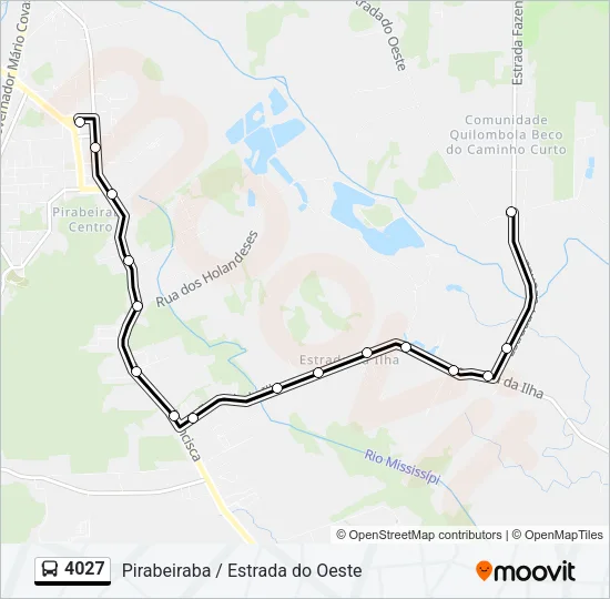 4027 Bus Line Map