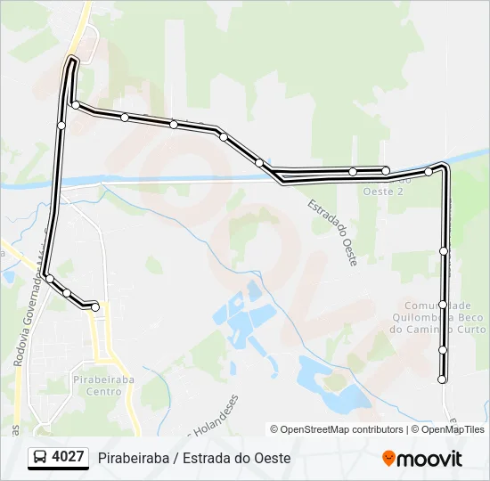 4027 Bus Line Map