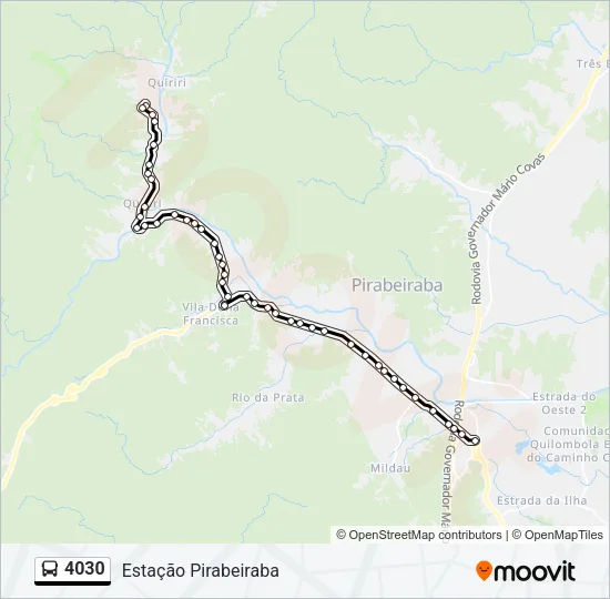 4030 Bus Line Map