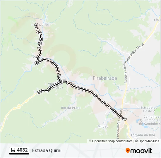 4032 Bus Line Map
