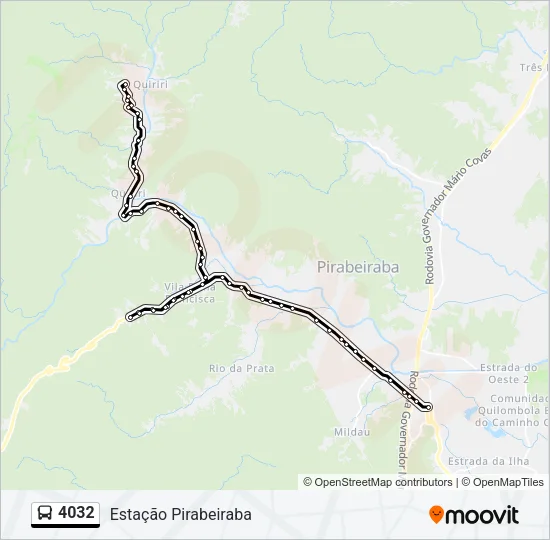 4032 Bus Line Map