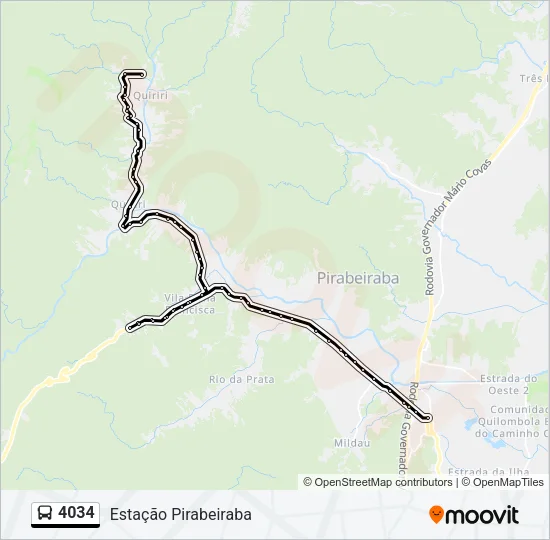 4034 Bus Line Map