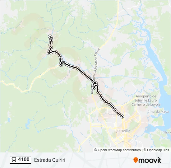 4100 Bus Line Map
