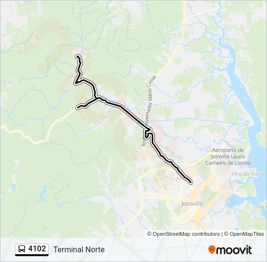 4102 Bus Line Map