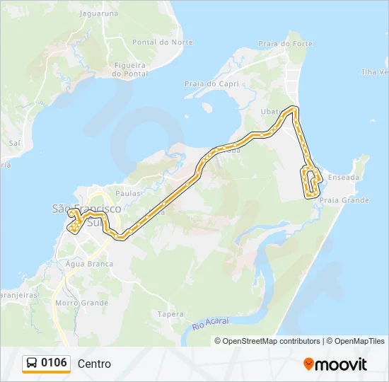0106 Bus Line Map
