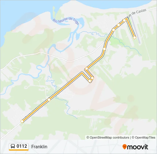 0112 Bus Line Map