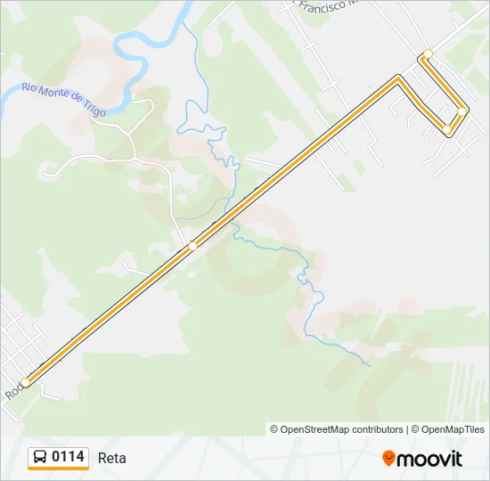 0114 Bus Line Map