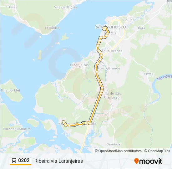 0202 Bus Line Map