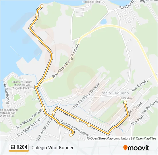 0204 Bus Line Map