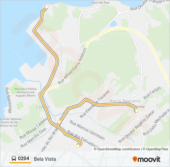 0204 Bus Line Map